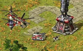 使用技能吊运载具，或直接去单位脑袋上部署